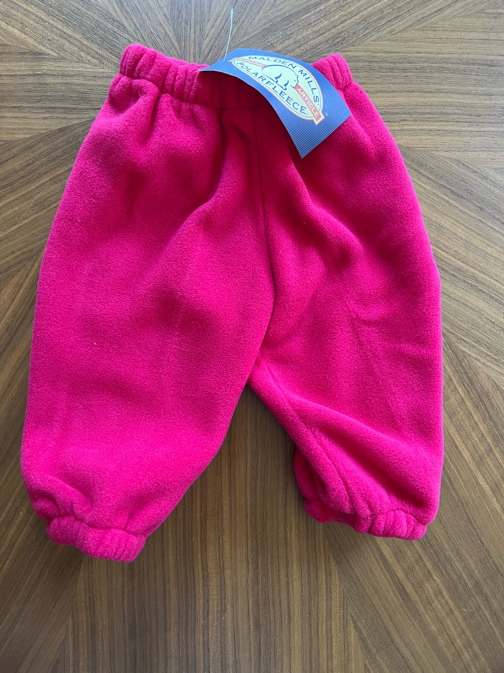 NWT red polar fleece pants